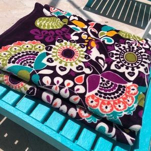 2 Vera Bradley plush throws